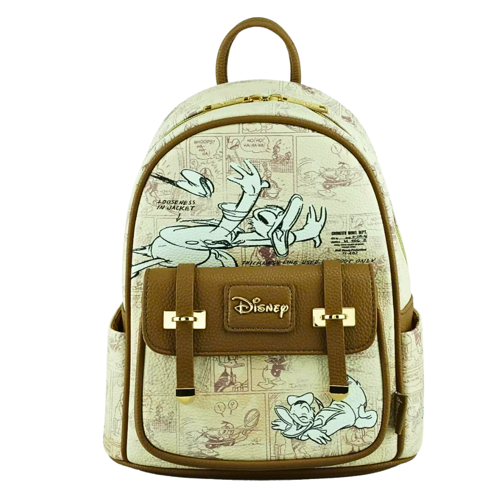 Disney Loungefly Donald Duck mini backpack and outlet wallet