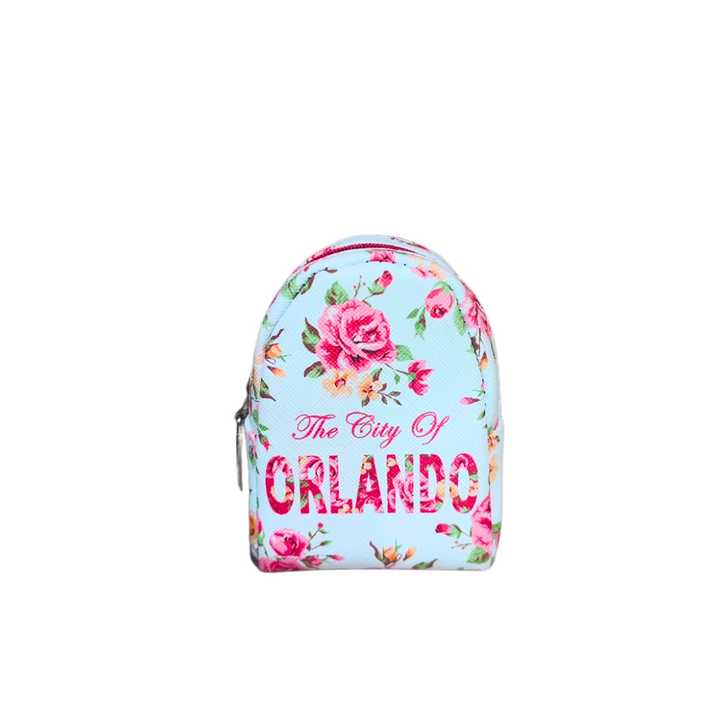 Orlando Flower Backpack Coin Purse