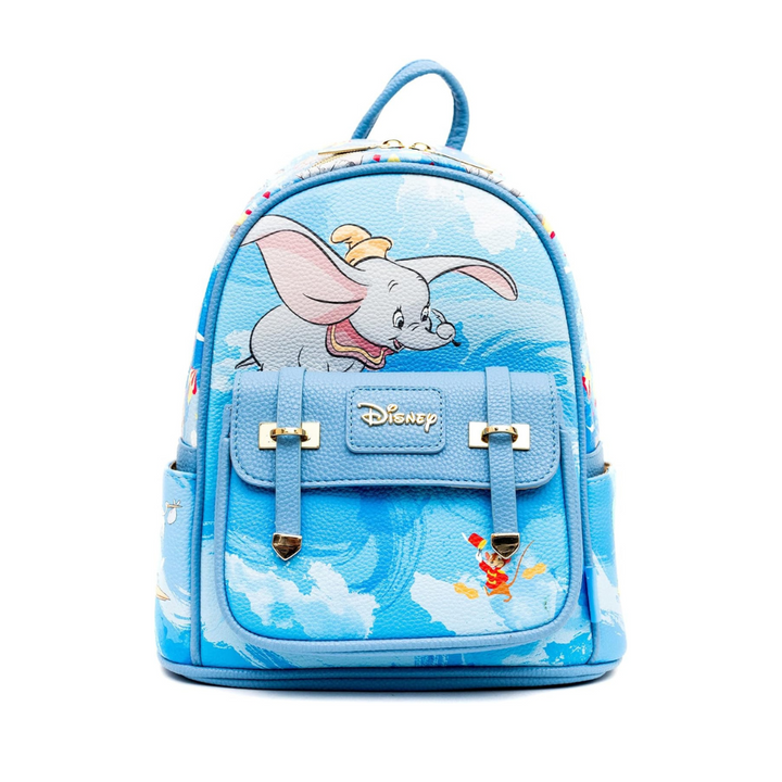 Disney Dumbo 11" Vegan Leather Mini Backpack – Perfect for Fashionable Disney Fans