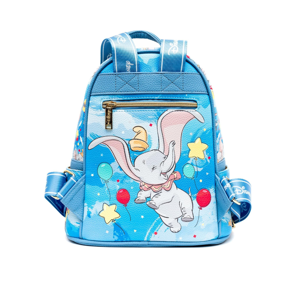 Disney Dumbo 11" Vegan Leather Mini Backpack – Perfect for Fashionable Disney Fans