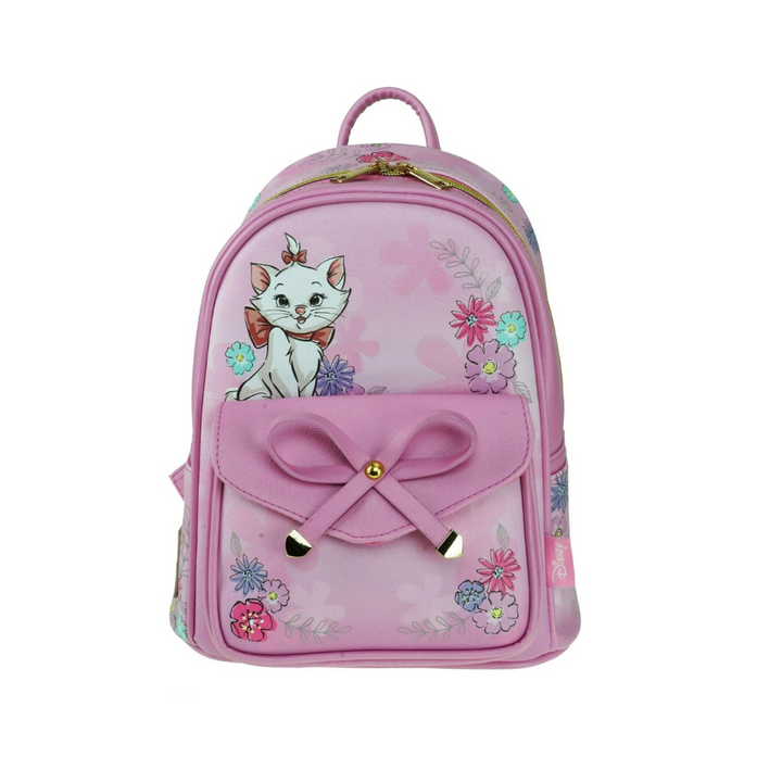 Disney Aristocats Marie 11" Vegan Leather Mini Backpack-Stylish & Cute Disney Accessory