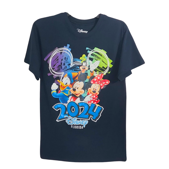 Disney 2024 Mickey & Friends Party T Shirt Adult