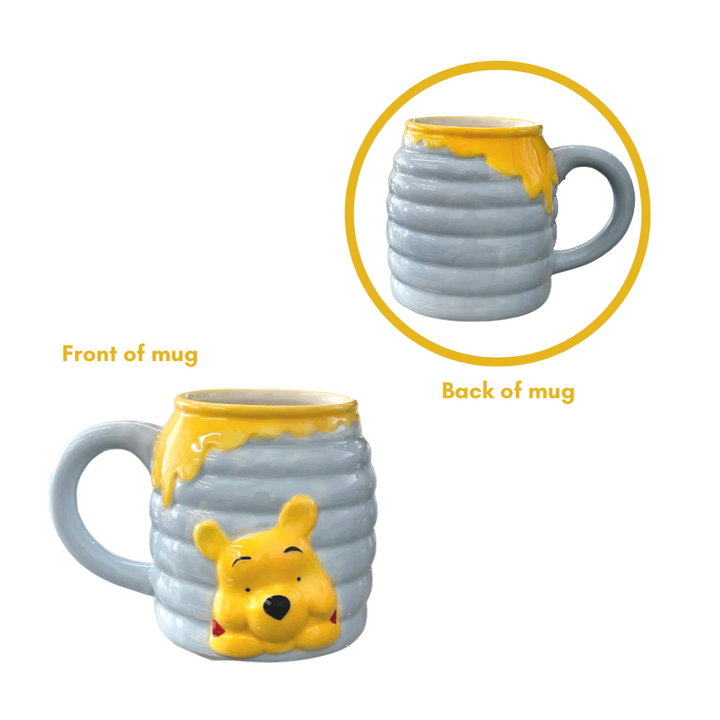 Disney Winnie the Pooh Large 16 oz. Ceramic Mug – Ideal for Tea or Coffee