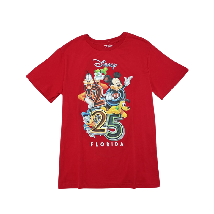 Disney 2025 Mickey & Friends  T Shirt Adult