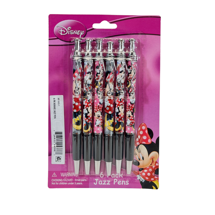 Disney Minnie Mouse 6 pack Jazz Pen