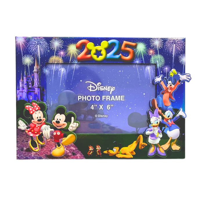 Disney Exclusive Mickey Mouse and Friends Dated 2025 Photo Frame