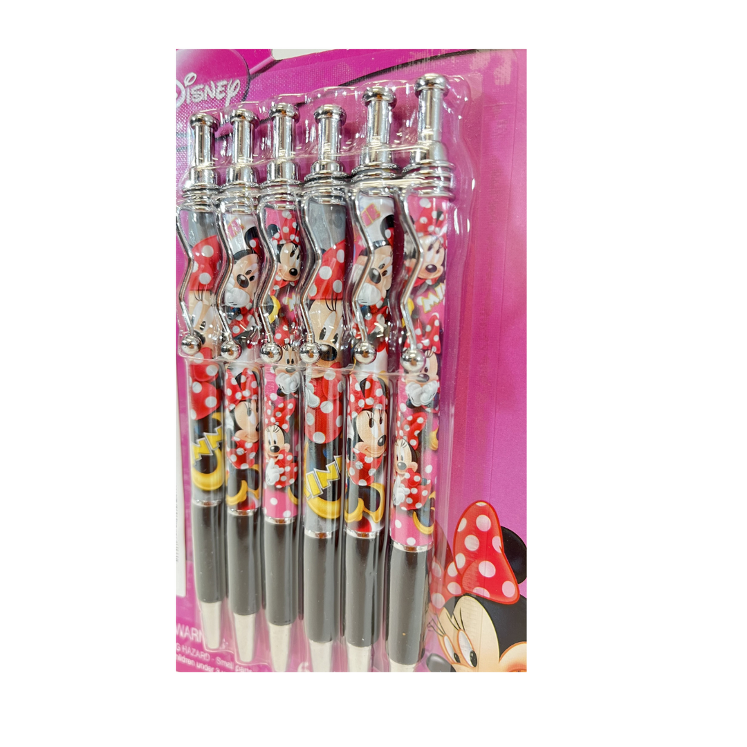 Disney Minnie Mouse 6 pack Jazz Pen