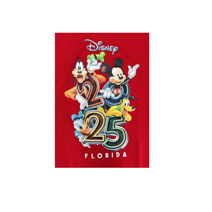 Disney 2025 Mickey & Friends  T Shirt Adult