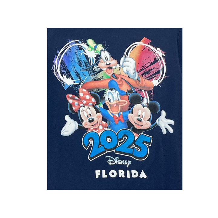 Disney 2025 Mickey & Friends Party T Shirt Adult