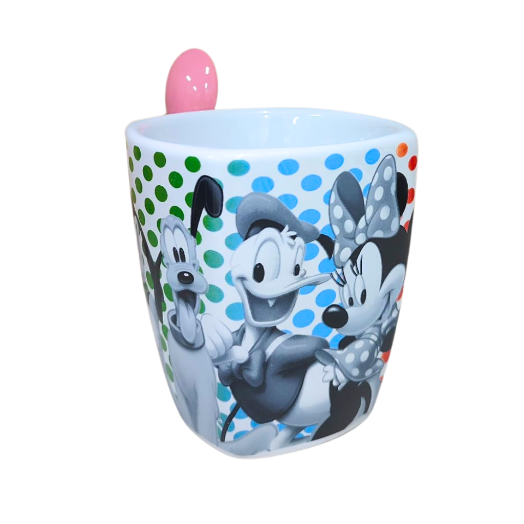 Disney Mickey Groupies Mug With Spoon