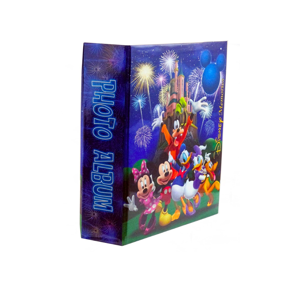 Exclusive Disney Mickey Mouse & Friends 'Disney Memories' Blue Photo Album - Perfect for Your Cherished Moments!