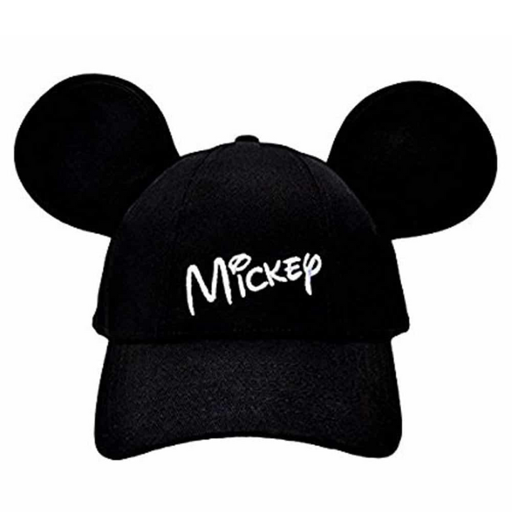 Disney Mickey Mouse Cap for Adults Black with Iconic Ears