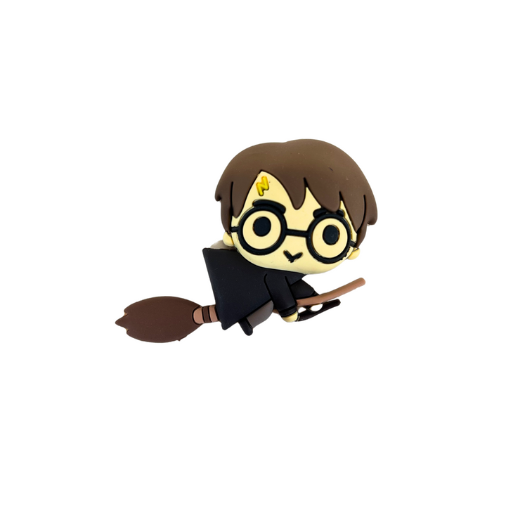 Harry Potter with Broom 3D Foam Magnet